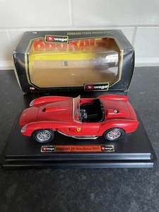 Burago Ferrari 250 Testa Rossa (1957) Die-Cast Model Car 1:24 Scale with Box - Picture 1 of 6