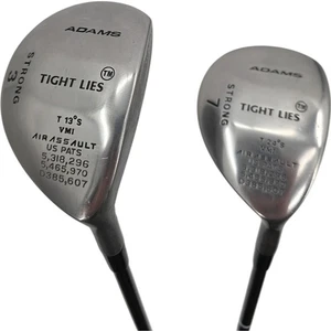 Adams Golf Tight Lies Air Assault Strong 3 And 7 Wood Set RH Men Graphite Shafts - Picture 1 of 7