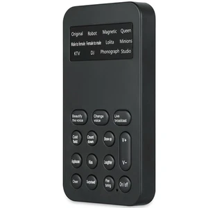 New Portable Wireless 8Multi Voice Changer Microphone Disguiser For Mobile Phone - Picture 1 of 9