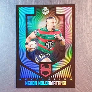 2024 NRL Revolution Silver Parallel Card SS112 Keaon Koloamatangi Rabbitohs - Picture 1 of 2