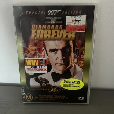 Diamonds Are Forever: Special Edition DVD NEW & SEALED Region 4 - James Bond 007 - image 1 of 4