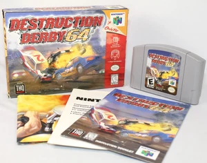 Destruction Derby 64 N64 komplett CIB sehr guter Zustand mit seltenem Poster! SCHÖN! - Bild 1 von 18