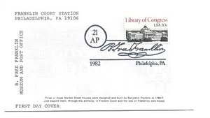 2004 Library of Congress LGS, B. Free Franklin unofficial FDC Philadelphia, PA - Picture 1 of 1