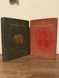 The Jungle Book (1894) & Second Jungle (1895) Rudyard Kipling, 1st Ed SIGNED - Imagen 1 de 10