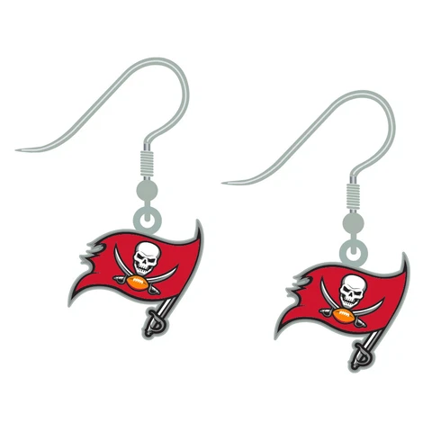 Tampa Bay Buccaneers NFL Dangle Logo Earrings FREE SHIPPING Cover
