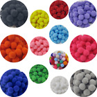 Pack of 100/300/500 Mini 10mm Craft Poms Arts & Crafts Kids Mixed Colour Pompoms