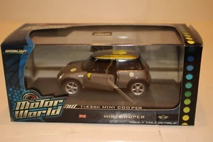 GREENLIGHT MOTOR WORLD MINI COOPER, GRAY, 1:43, NIB - Picture 1 of 6