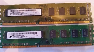 MT16JTF51264AZ-1G4M1 Micron 8GB Kit (2*4GB) PC3-10600U DDR3-1333MHz CL9 RAM 2RX8 - Photo 1/1