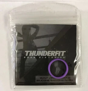 Neu LILA Thunder Fit Active Damen Silikon Funktioneller Ehering Größe 9 - Bild 1 von 3