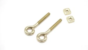 2 Eyelet Post For Furniture Pulls eye bolts Pulls Bails Victorian Post For Pulls - Picture 1 of 1