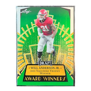 2023 LEAF DRAFT FOOTBALL - PICK YOUR CARD (1-100) - GREEN