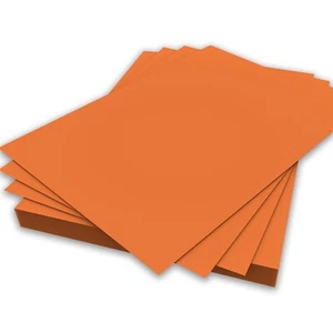 A4 Dark Orange Colour Coloured Card 160gsm Copier Ream Page Sheet 210mm x 297mm - Picture 1 of 8