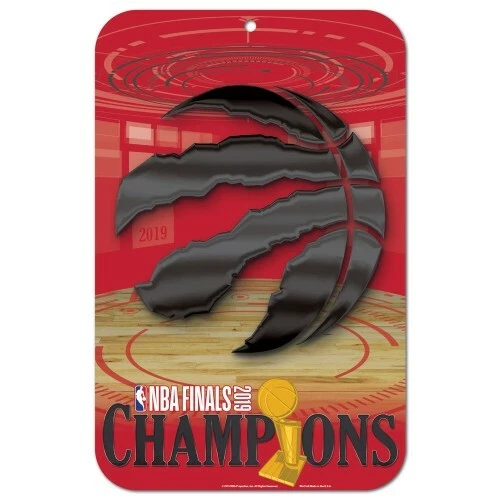 Toronto Raptors Wincraft 2019 NBA Champions 11x17 Sign FREE SHIP!! - Image 1 of 1