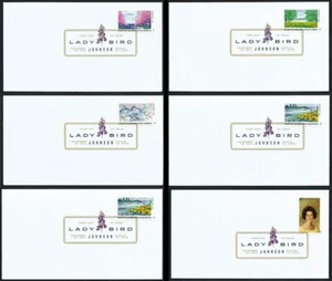 USA, SCOTT # 4716, FULL SET 6 OF FDC COVERS - LADY BIRD JOHNSON DIGITAL DCP 2012 - Picture 1 of 7