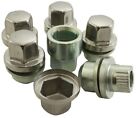 Range Rover Classic With Alloy Wheels - Locking Wheel Nuts Set Of 5 - Ba018c