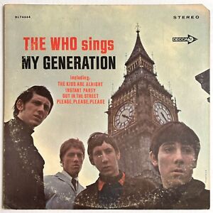 The Who - Sings My Generation - Decca Dl 74664 1967 Pressing w/ Inner Sleeve
