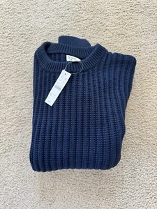 Neu J.Crew Pullover Herren Large Navy Crew - Bild 1 von 4