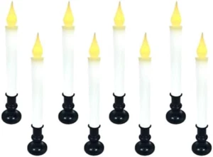 Christmas Window Candle Lights, Black Base Candle Lights,Dusk to Dawn Sensor Tur - Picture 1 of 12