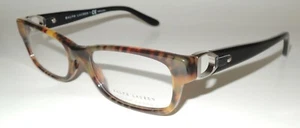 RALPH LAUREN RL6106Q 5017 TORTOISE/ BLACK PLASTIC EYEGLASSES 140 51 -17 - Picture 1 of 3