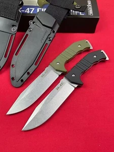 Cuchillo de caza tácticas Full Tang mango hoja G10 9CR18 10"" nuevo lavado a piedra VTH92 - Imagen 1 de 12