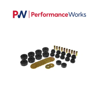 Kit de bucha de montagem no corpo Prothane 18-102-BL preto para 84-88 Toyota 4Runner 2WD/4WD - Imagem 1 de 4