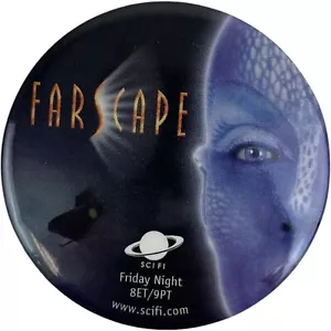 Pin de botón Pinback promocional Farscape de colección red de ciencia ficción 1999 TV Pinback - Imagen 1 de 4