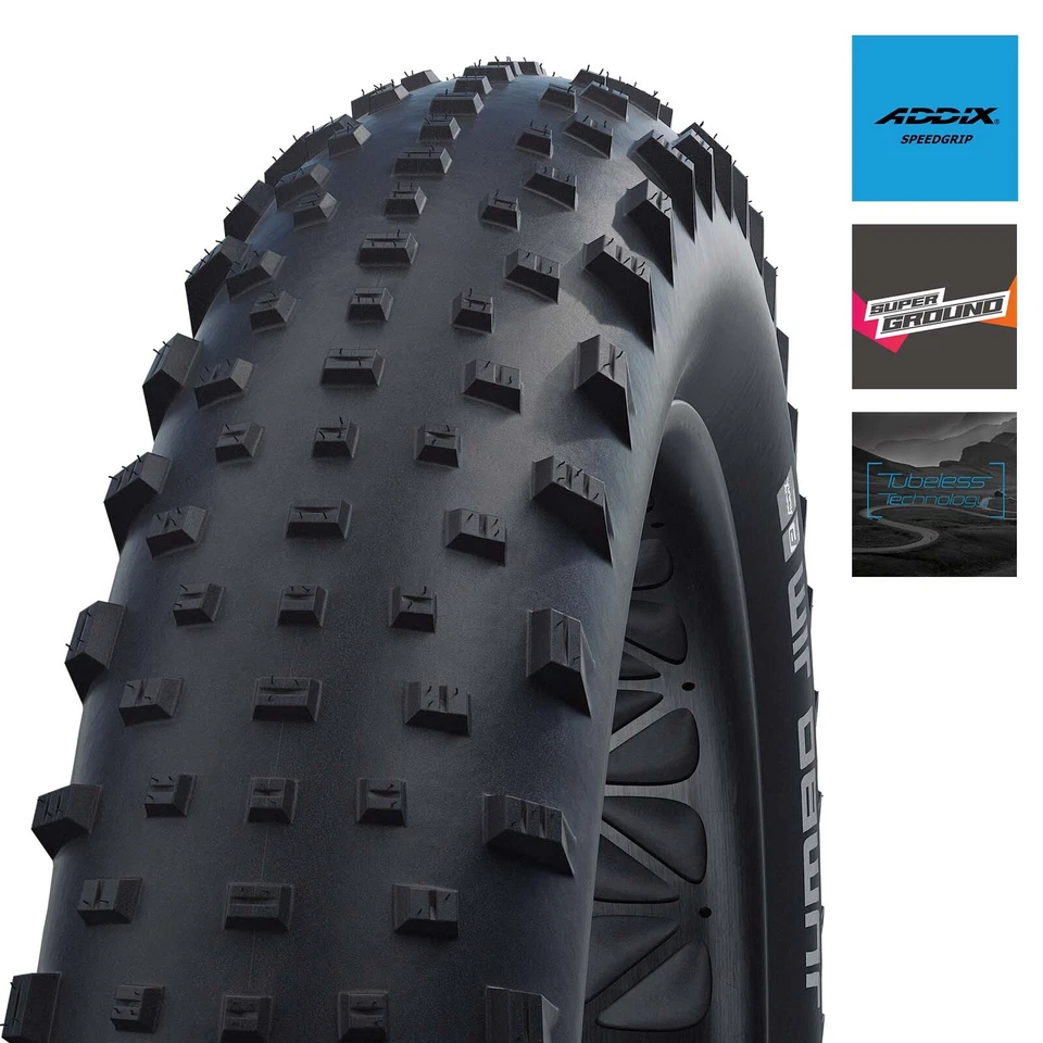 SCHWALBE FAT BIKE Reifen Jumbo Jim 26x4.00/4.40/4.80 HS466 FALT SpeedGrip schw.