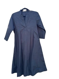 SBJ AUSTIN Jet Black Cotton Tunic Shirt Dress Size S-M NWOT Retail$360 - Picture 1 of 9