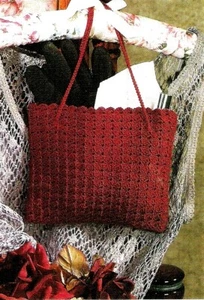 LOVELY Jewel Tone Garnet Purse/Crochet Pattern INSTRUCTIONS ONLY - Picture 1 of 1