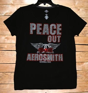 Aerosmith rhinestone bling shirt or tank  XS S M L XL XXL 1X  2X 3X 4X 5X Peace - Picture 1 of 13