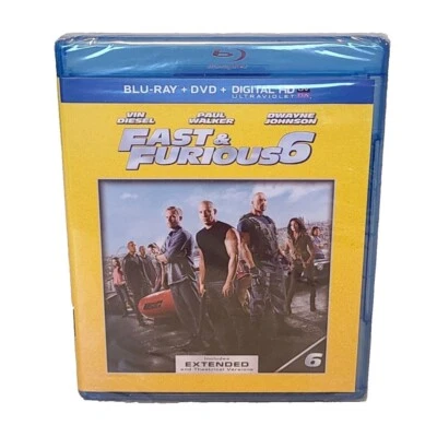 Fast And Furious 6 Blu-Ray Movie EXTENDED EDITION - NEW & SEALED - Image 1 of 2
