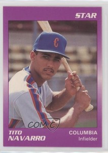 1990 Star South Atlantic League All-Stars Tito Navarro #37