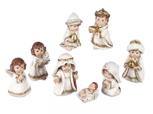 Krippenfiguren 8er Set | Kinderkrippe Krippe Weihnachtskrippe | 7 cm - Bild 1 von 4