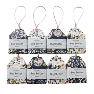 New 8 x Thurlby Brown White Orange Bug Busters Herbal Hanging Small Medium - Picture 1 of 1