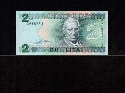 Lithuania 2 LITAI 1993 Serie DAF Gem UNC - Image 1 of 2