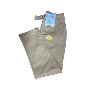 Pantalones Cónicos Cat & Jack Niños 5T Beige Elástico Cordón  - Imagen 1 de 2