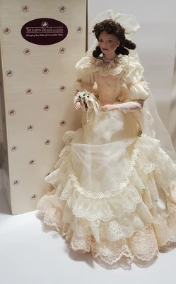 Muñeca novia de porcelana Ashton Drake Galleries en caja, una visión de felicidad, 17" de alto Foto 1 de 4