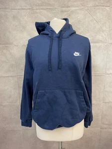 Felpa con cappuccio Nike donna blu taglia M - Foto 1 di 6