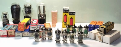 Röhren Sammlung Telefunken Valvo Philips ECC81 ECC83 ECC189 AZ4 AL1 7119 12AX7A - Bild 1 von 4