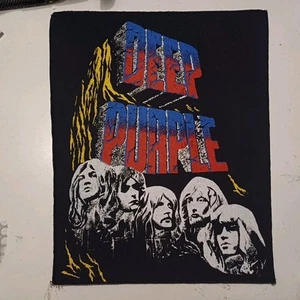 Vintage DEEP PURPLE Unused 80s BACK PATCH - Picture 1 of 10