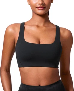 CRZ YOGA Butterlift doppelt gefütterter Sport-BH mit eckigem Ausschnitt für Damen - kabellos V- - Bild 1 von 12