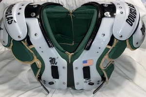 NEW Douglas Custom CP 24SW L Football Shoulder Pads w/4” Back Plate MSRP $674 - Picture 1 of 18
