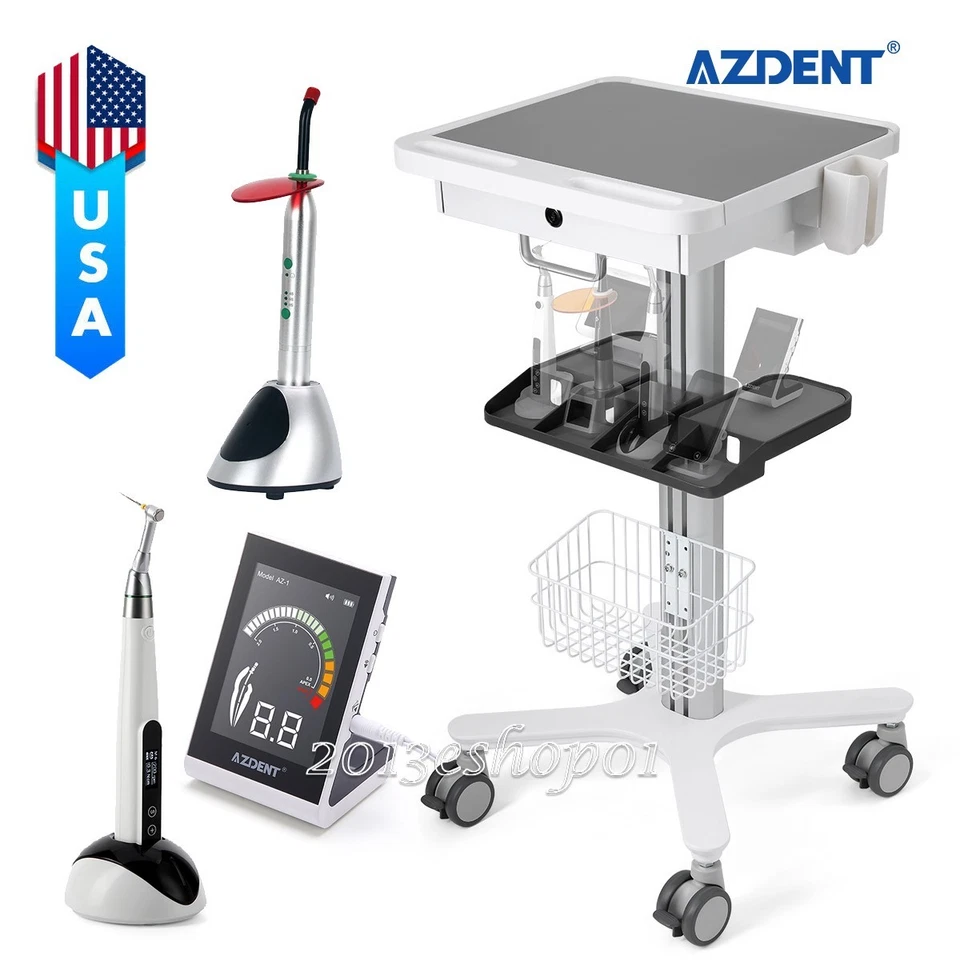 Motor Endo Dental Inalámbrico 16:1/Localizador de Ápice/Luz de Curado/Carrito Endo Foto 1 de 1