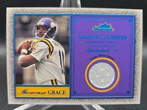2004 Showcase Grace Blue Game Used Daunte Culpepper Jersey Vikings /300 - Bild 1 von 4