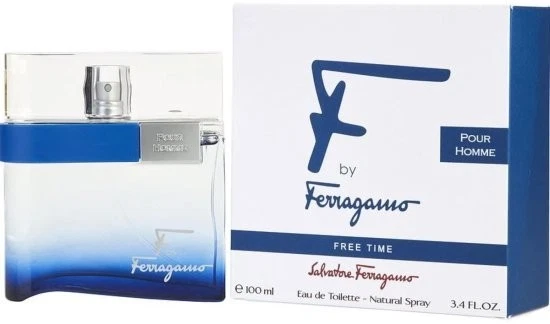 Perfume Salvatore Ferragamo F By Free Time E.D.T Hombres 100 ml/3,4 FlOz Original Foto 1 de 1