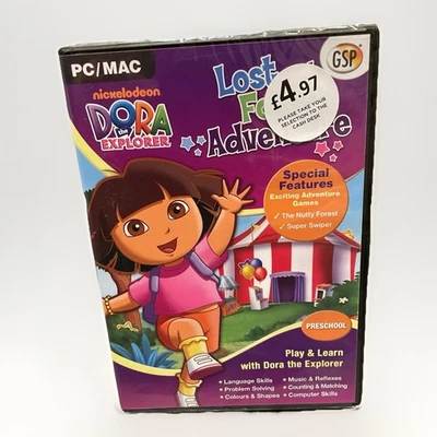 Dora The Explorer PC/MAC Game Lost & Found Adventure Nickelodeon Sealed BNWT - Image 1 of 2