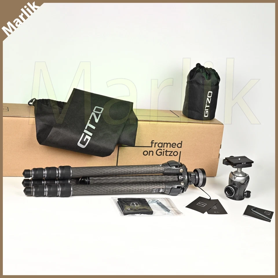 Gitzo GT2542 Mountaineer Series 2 Carbon Fiber Tripod + GH3382QD Ball Head , NEW - Image 1 of 4