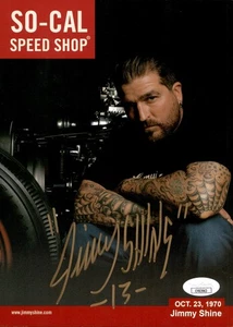 Jimmy Shine Signed So-Cal Speed Shop 6.5x9 Promo Photo #1 JSA COA - Picture 1 of 2