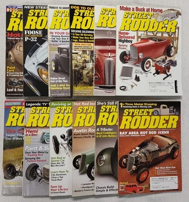 Street Rodder Magazine 2008 Full Year Lot Set Of 12 Very Good Condition Foto 1 de 4