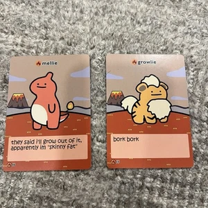 Pokiebubies 1st Edition Scene Art Charmeleon Growlithe Mellie Growlie - Bild 1 von 6